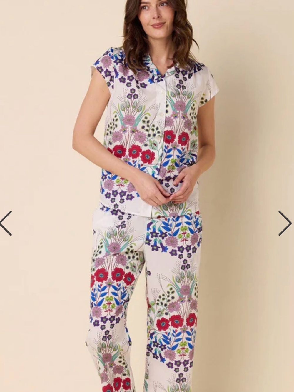 Blossom Luxe Pima Capri Pyjamas set